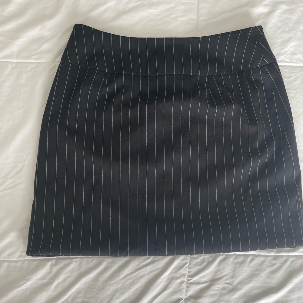 Pinstripe Mini Skirt